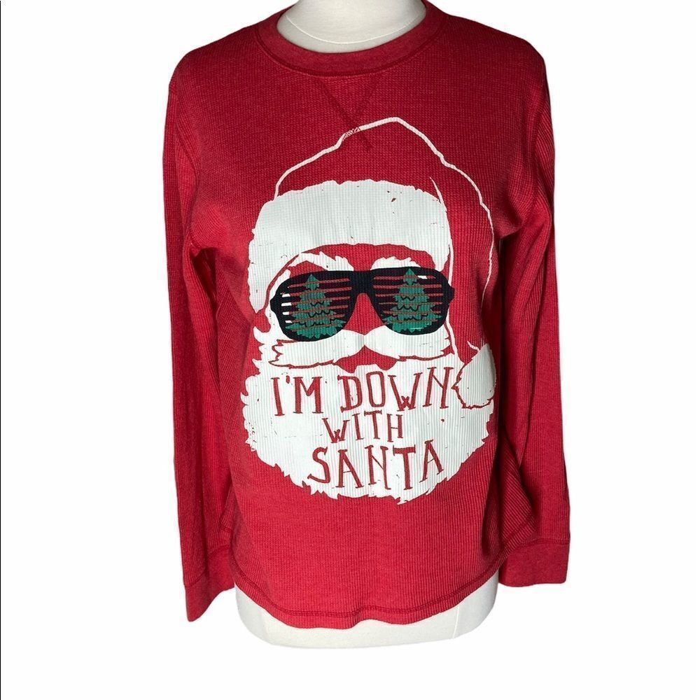 I’m Down With Santa 🎅🏼 Shirt sz XL 18/20 Youth (fits women’s M/L)